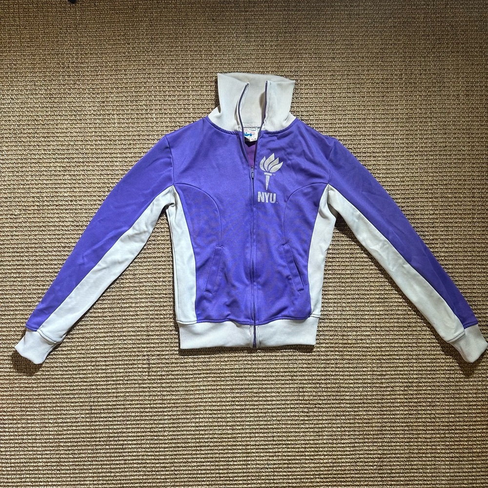 Chip & Pepper NYU Track Jacket New York University Purple Vintage Size XS